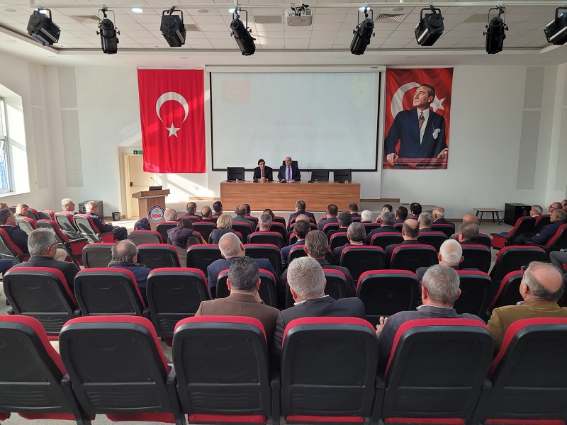 Merkezefendi İlçesi Muhtarlar Toplantısı Düzenlendi.